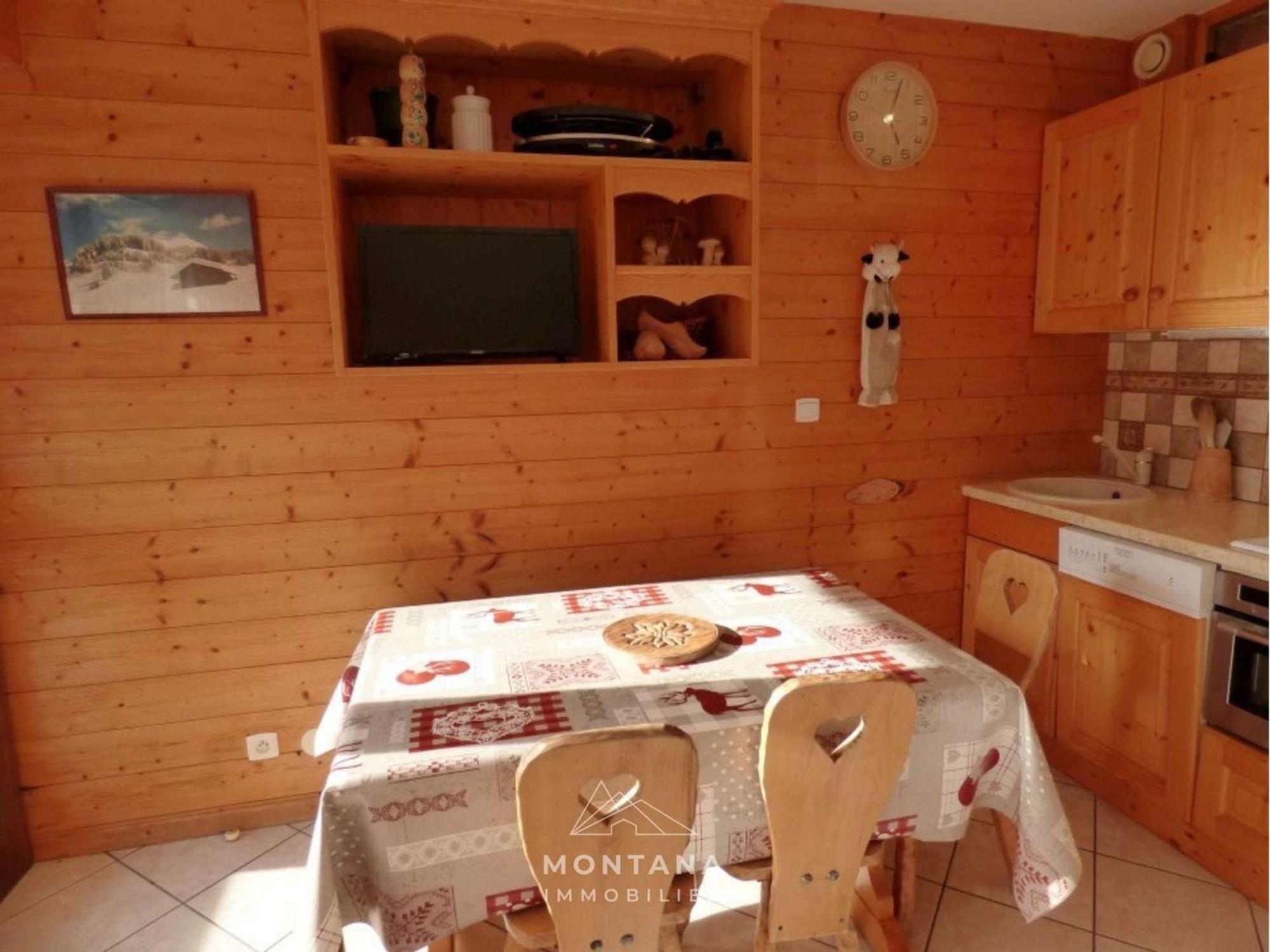 Studio Renove Avec Cabine - 26M² - 5 Pers - Balcon Expose Sud - Pres Skibus Et Remontees Mecaniques - Fr-1-458-125 Le Grand-Bornand Exteriör bild