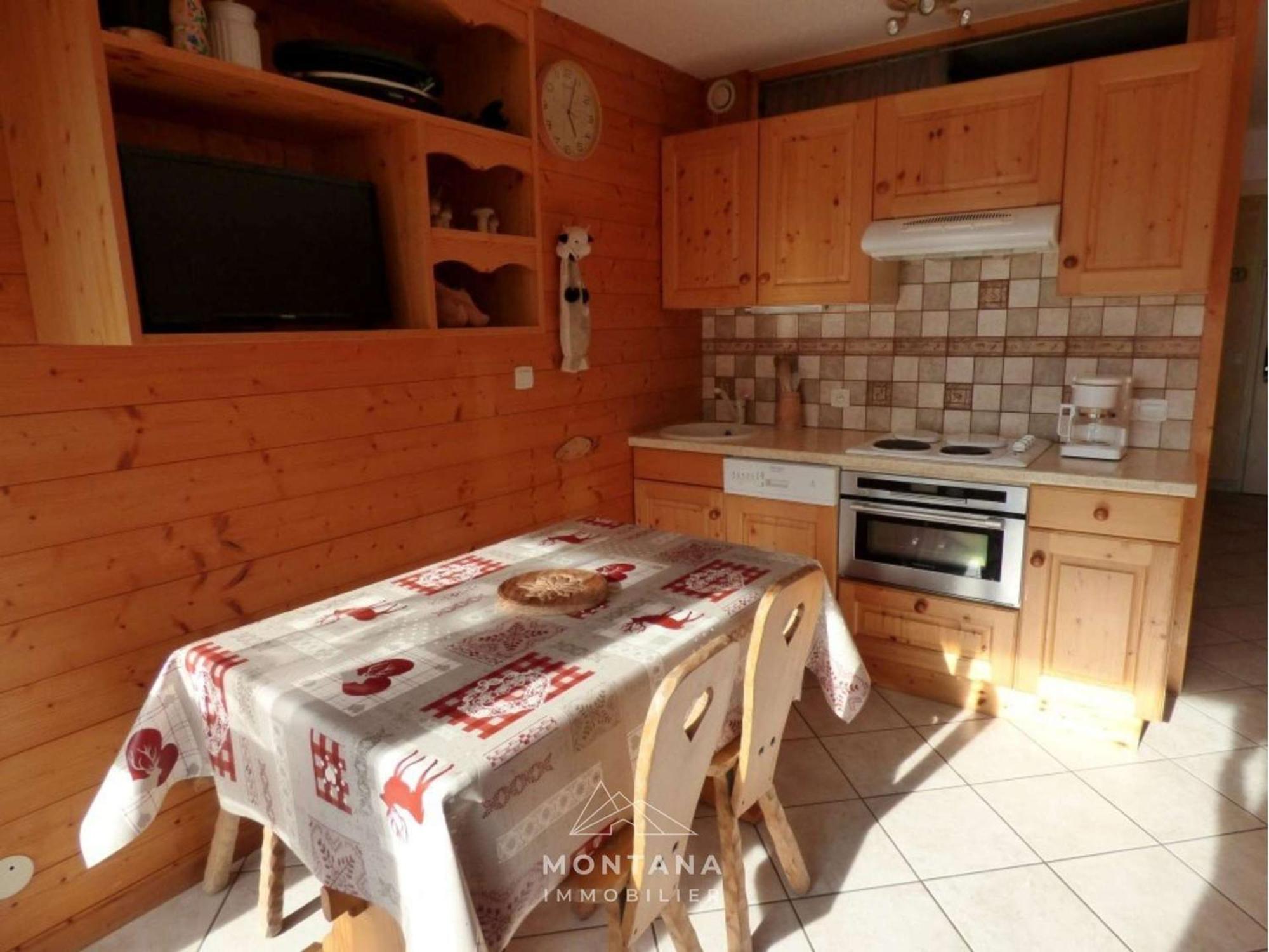 Studio Renove Avec Cabine - 26M² - 5 Pers - Balcon Expose Sud - Pres Skibus Et Remontees Mecaniques - Fr-1-458-125 Le Grand-Bornand Exteriör bild